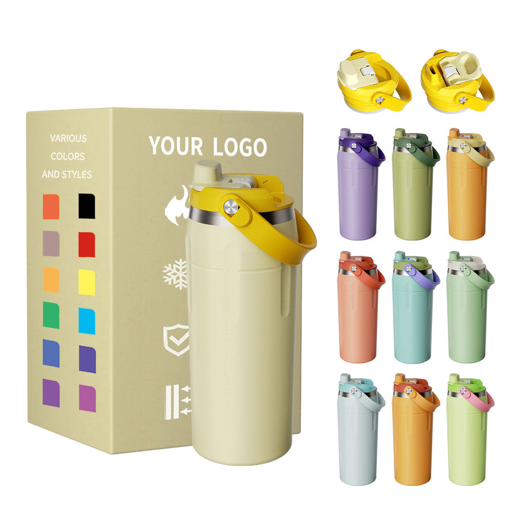 GW-S066 Custom Double Wall Thermos Travel Tumbler Sport Bottle for Gym Running