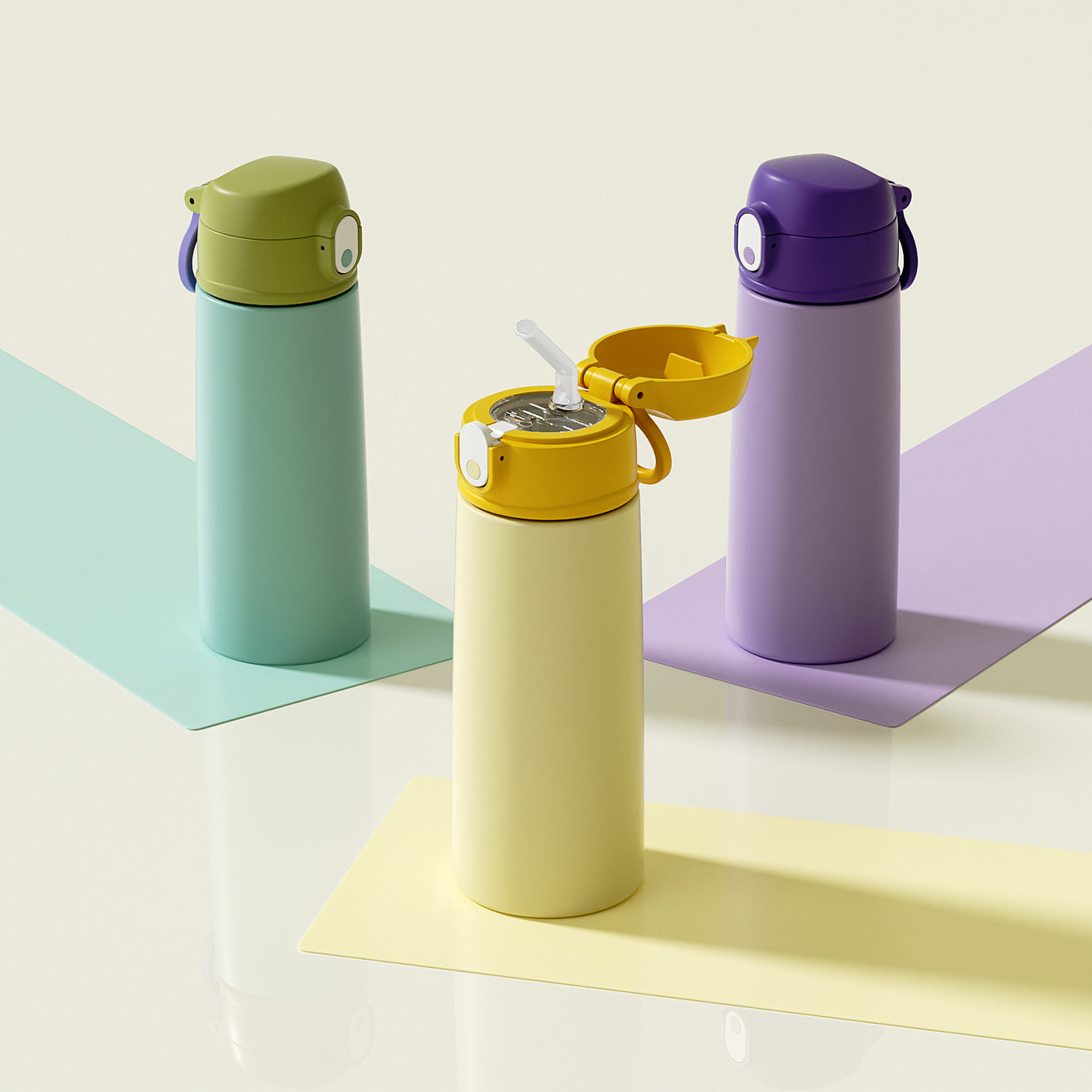 GW-S012 SoftSip Patented Kids Water Bottle | 400ml / 550ml OEM Custom