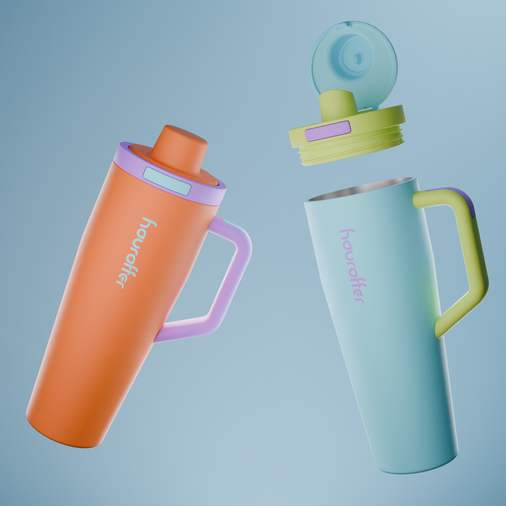 GW-T026 Stainless Steel Travel Mug for Hot & Cold Beverages Leakproof Lid Perfect for Coffee Tea Water