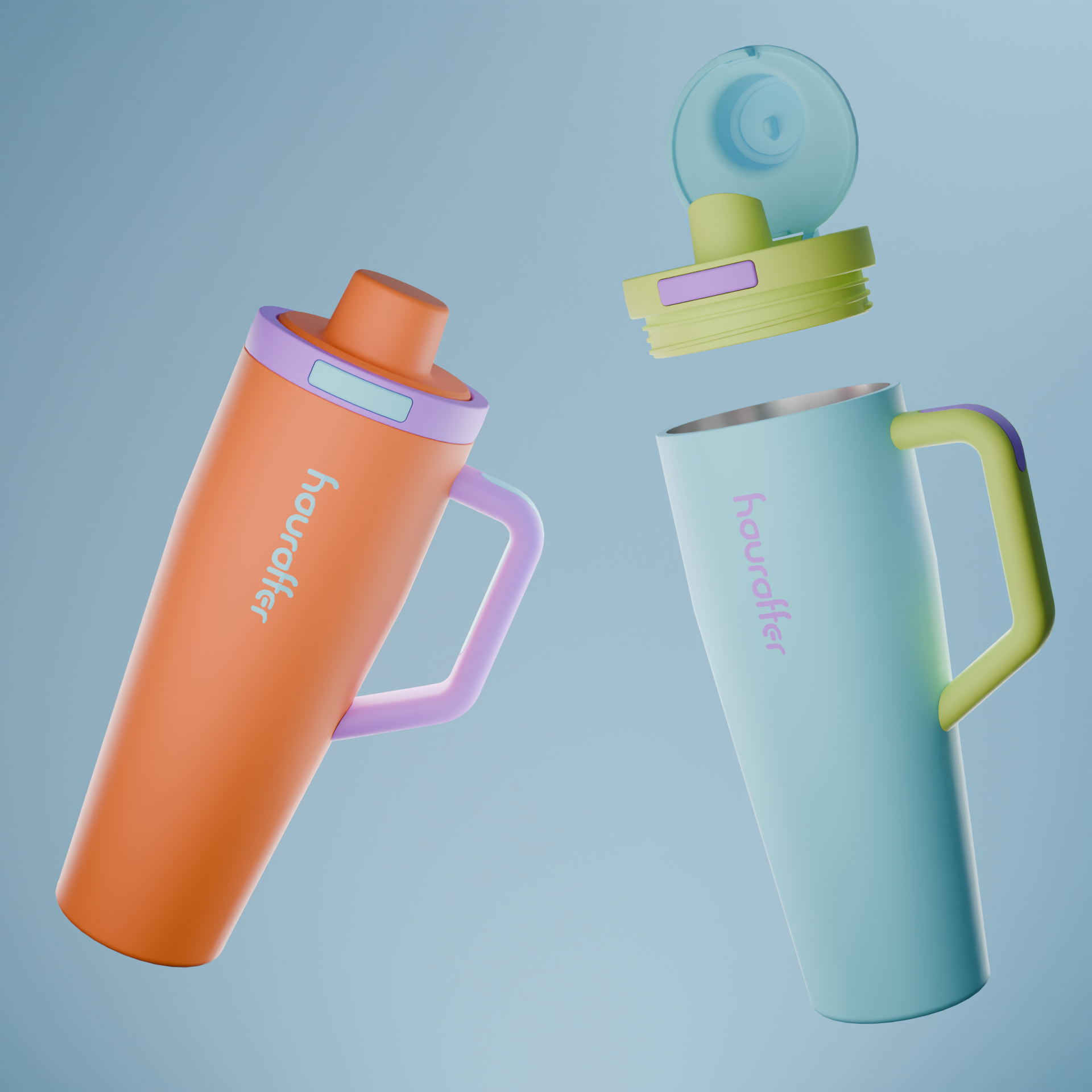 GW-T026 Stainless Steel Travel Mug for Hot & Cold Beverages Leakproof Lid Perfect for Coffee Tea Water