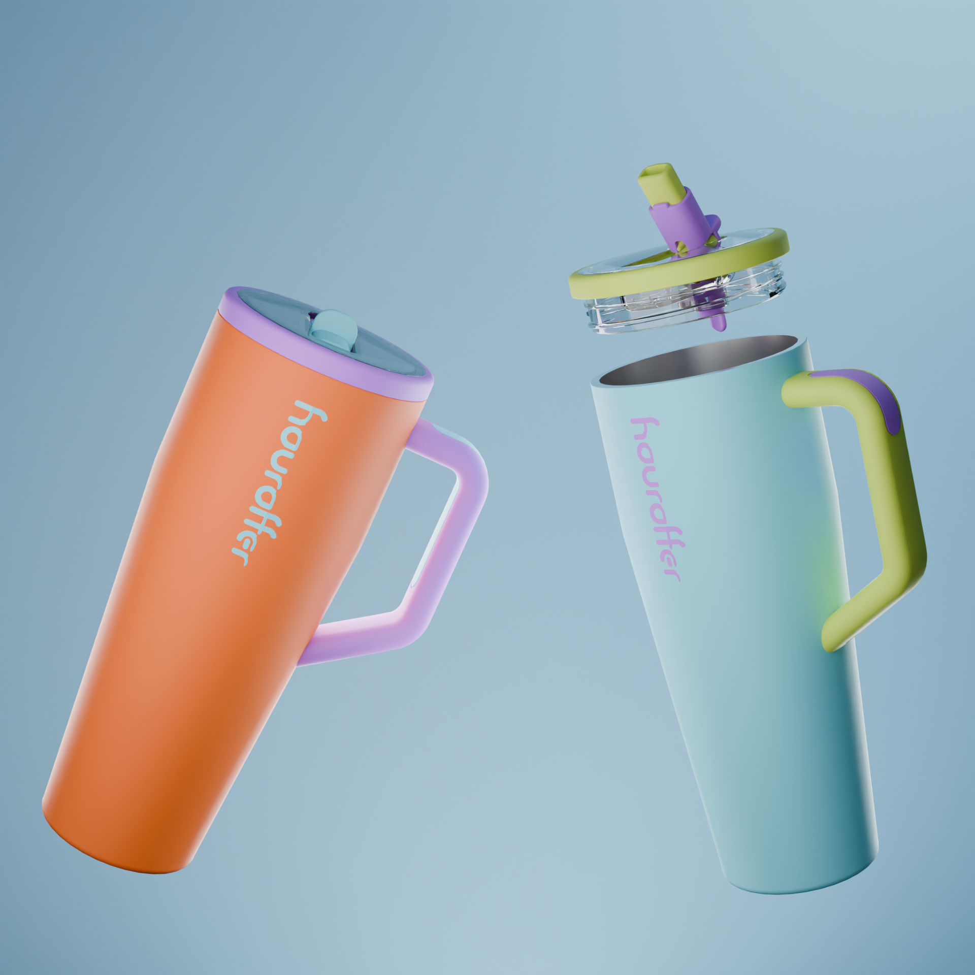 GW-T026 Stainless Steel Travel Mug for Hot & Cold Beverages Leakproof Lid Perfect for Coffee Tea Water
