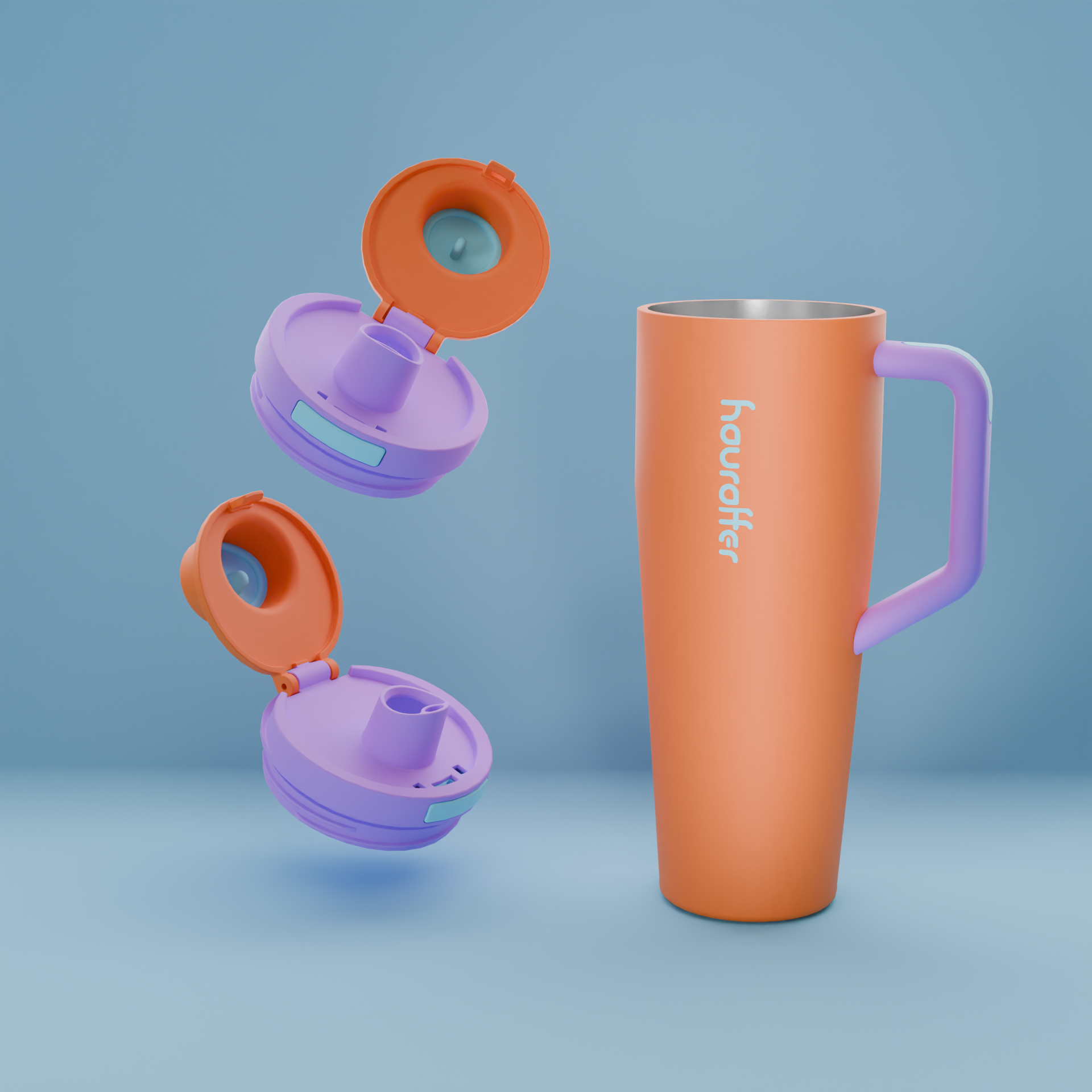 GW-T026 Stainless Steel Travel Mug for Hot & Cold Beverages Leakproof Lid Perfect for Coffee Tea Water