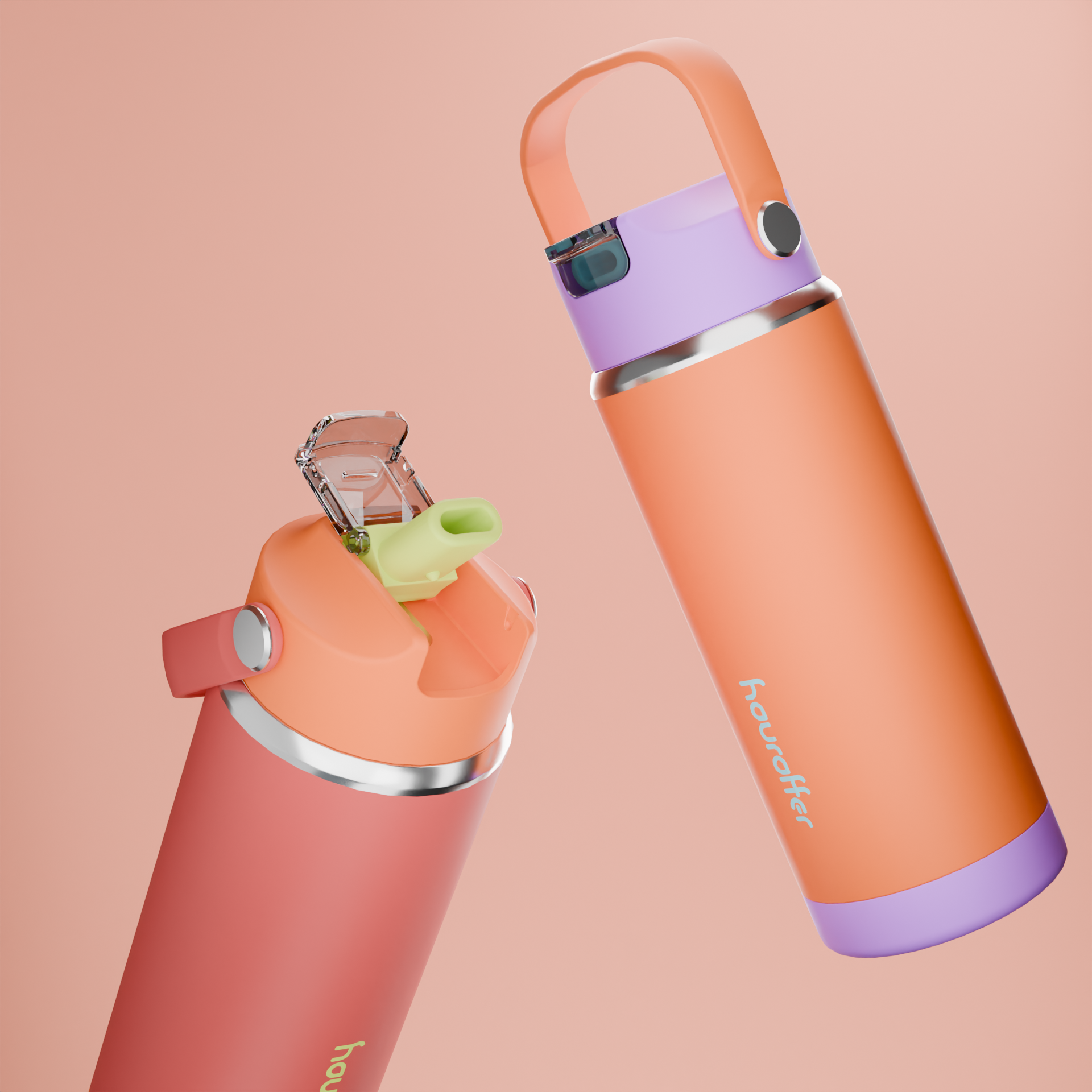 GW-K028 Stainless Steel Insulated Water Bottle - Double Wall Vacuum Insulated Travel Cup for Sports & Outdoor Activities