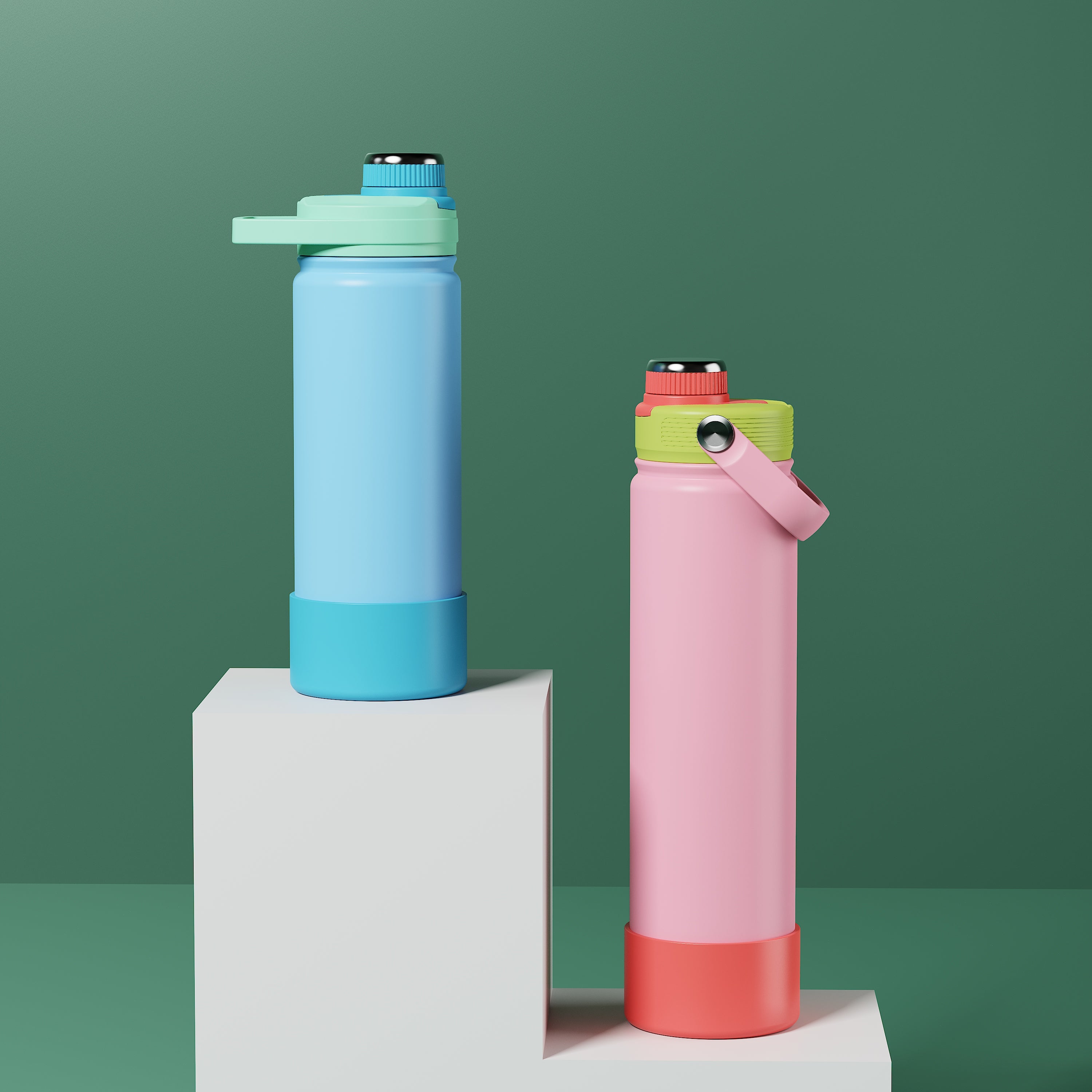 GW-S004 stainless steel double wall vacuum space sports bottle