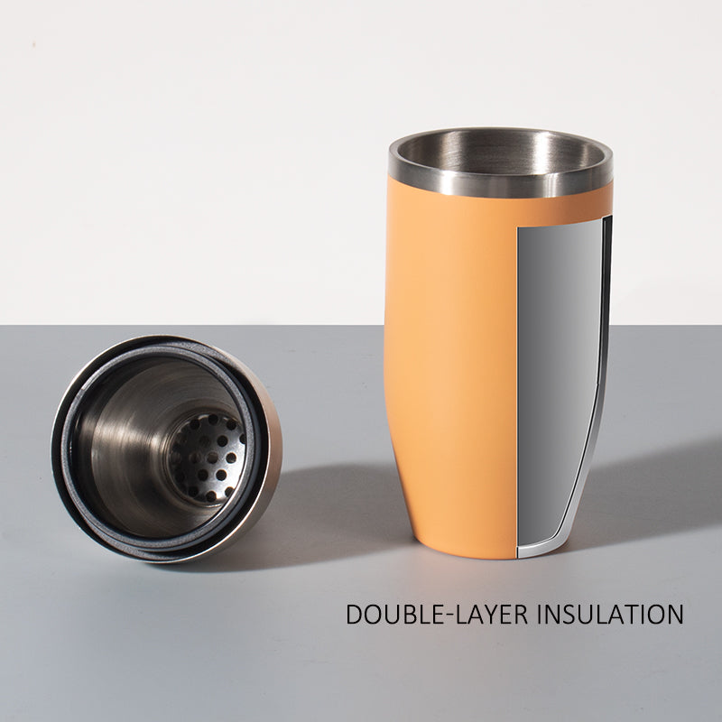 GW-W007 stainless steel double wall vacuum shaker wine Cocktail shaker