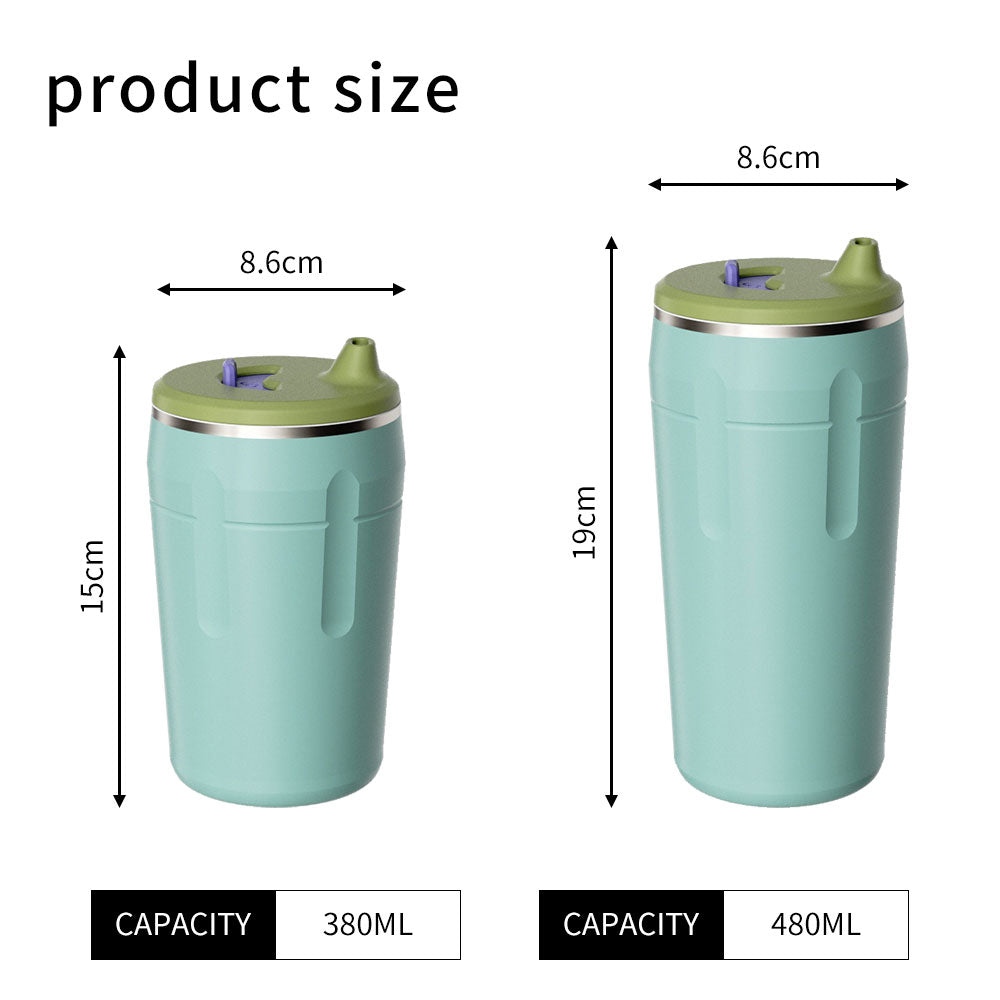 GW-C035 Double-Walled Stainless Steel Coffee Cup with Lid