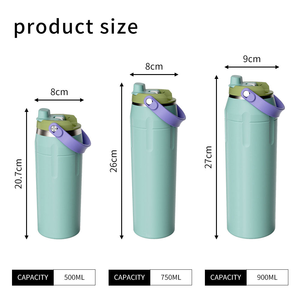 GW-S066 Custom Double Wall Thermos Travel Tumbler Sport Bottle for Gym Running