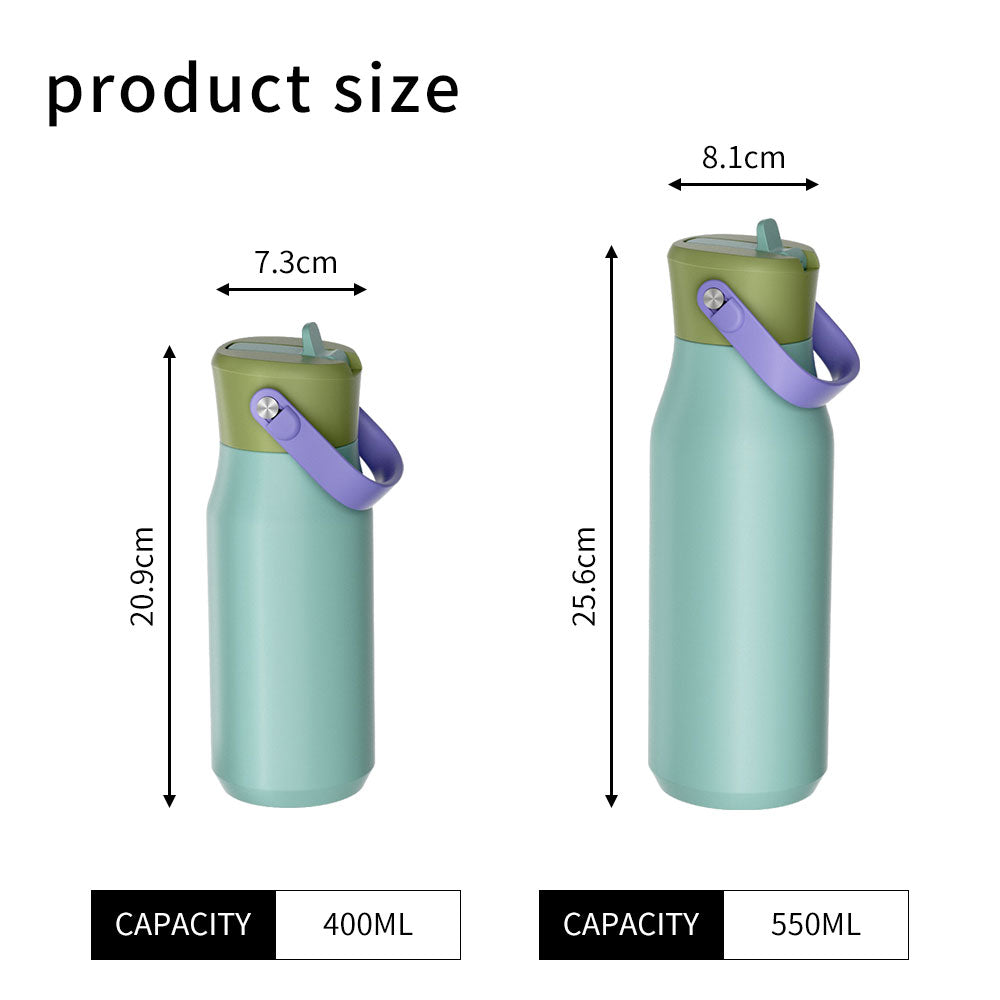 Houroffer S060-B Custom Logo 13oz 20oz Insulated Water Bottle  for Travel Gym