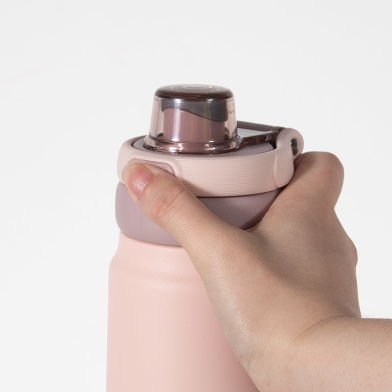 GW-S056 flip-up lid double wall stainless steel vacuum bottle