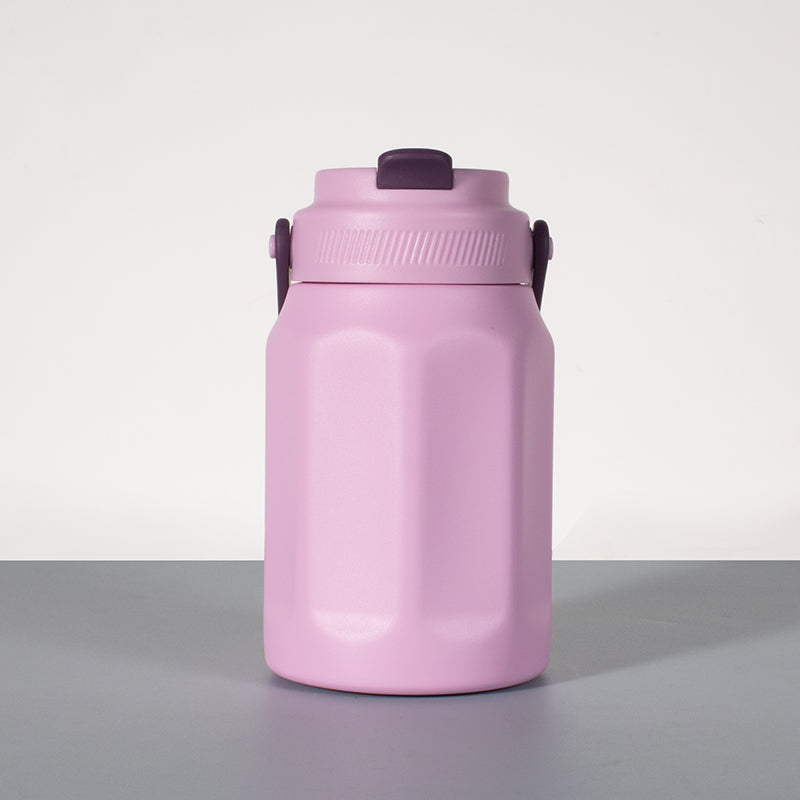 GW-S057 octagon shape double wall stainless steel vacuum sports bottle