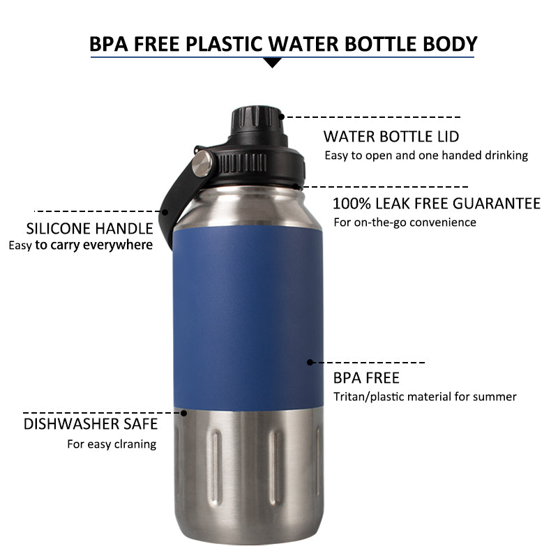 GW-S046 18oz 32oz Double Wall Insulated Water Bottle for Sports Hiking