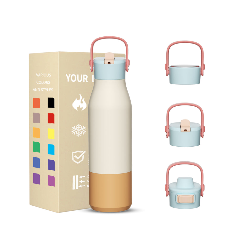 GW-S060 Hands Free Patented Stainless Steel Sport Bottle | 680ml / 900ml OEM Custom Bottle