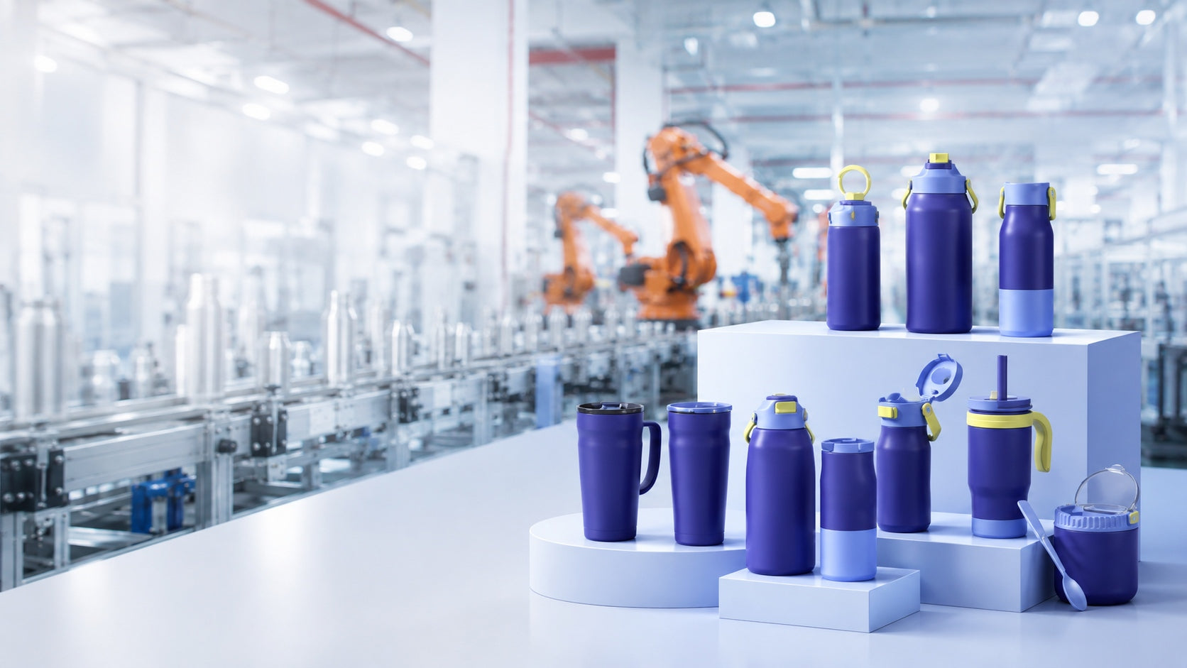 Houroffer factory-direct stainless steel drinkware hero image
