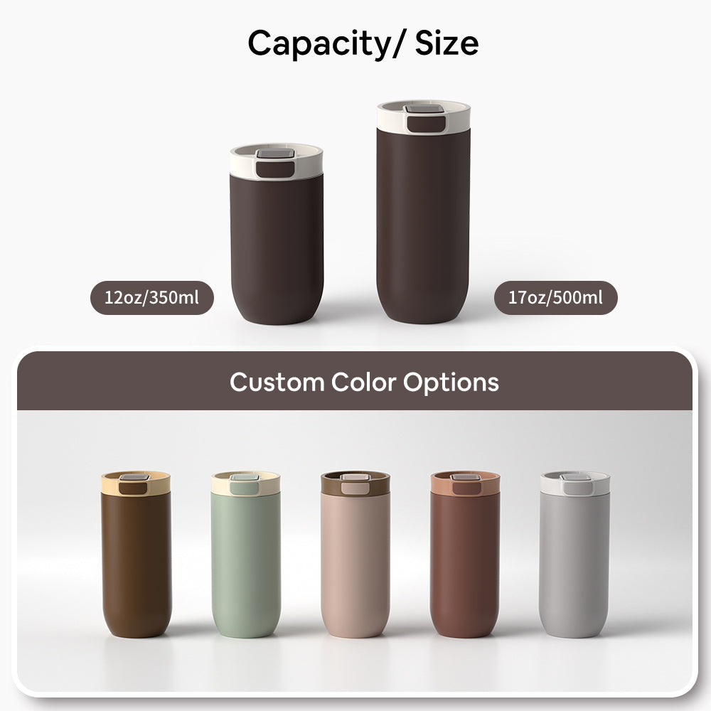 GW-C034 Pop & Go Patented Coffee Tumbler | 350ml / 500ml