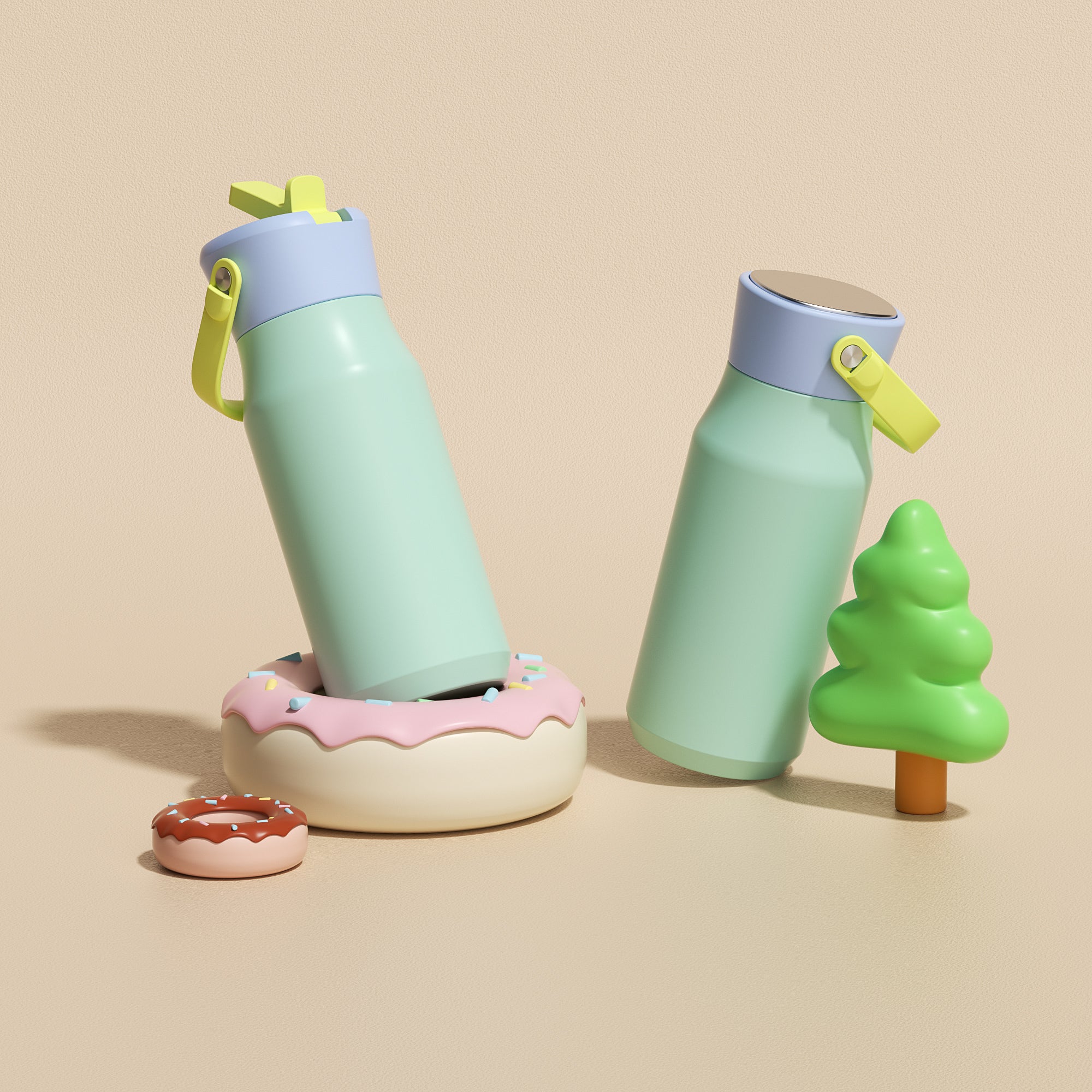 GW-K006 Rainbow Kids Patented Kids Bottle | 400ml