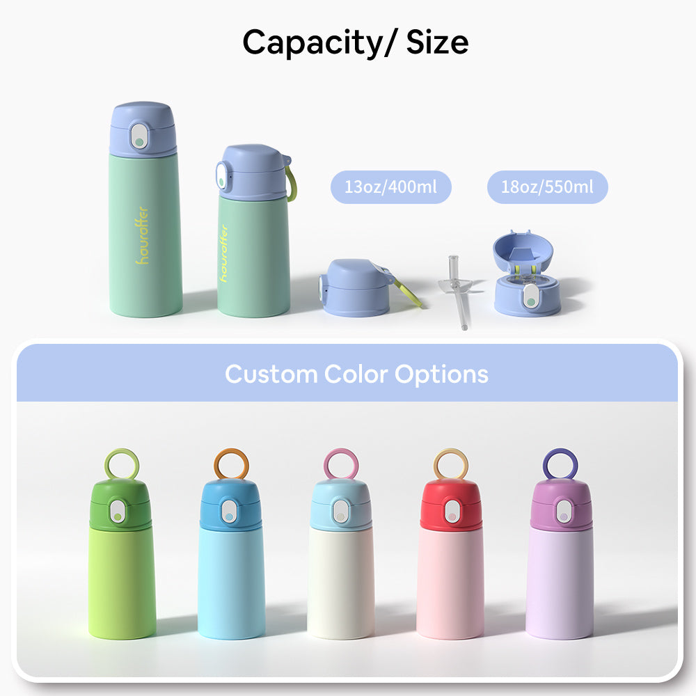 GW-S012 SoftSip Kids Straw Bottle | 400ml / 550ml