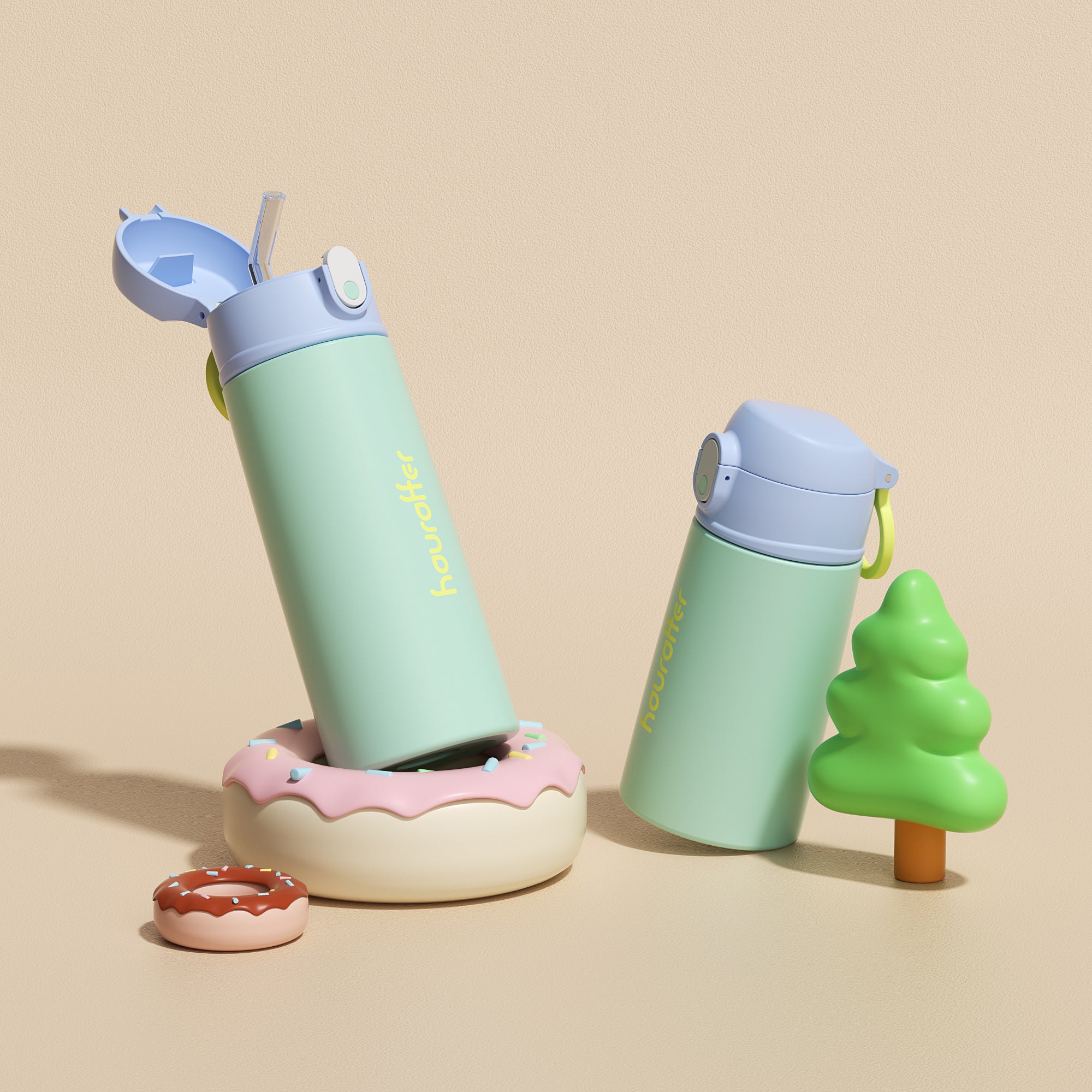 GW-S012 SoftSip Kids Straw Bottle | 400ml / 550ml