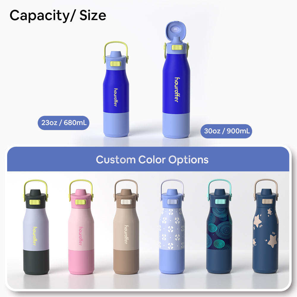 GW-S060-C Hands Free C Patented Flip-Straw Sport Bottle | 680ml / 900ml