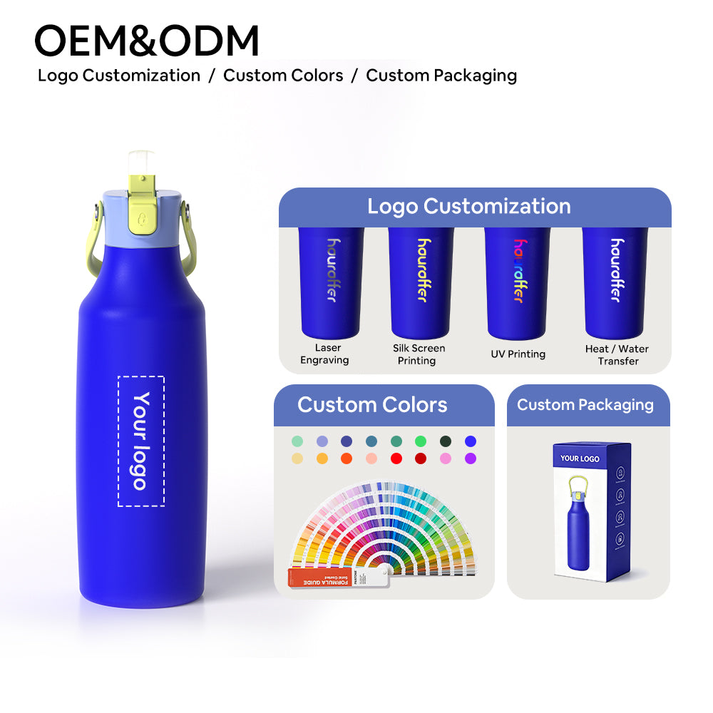 GW-S065 HydroStraw Patented Straw Sport Bottle | 550ml / 720ml