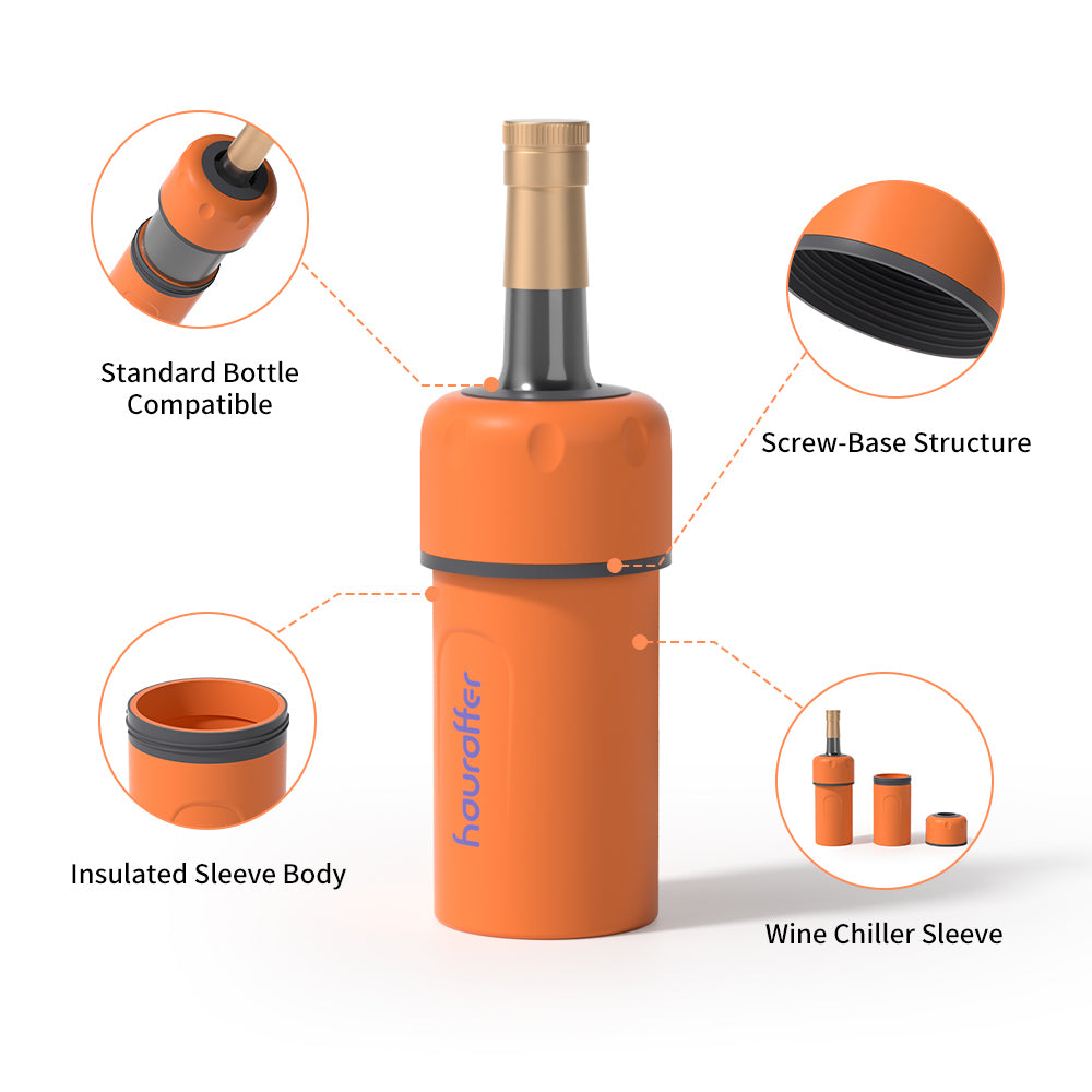 GW-W004 Chilly Wine Patented Wine Chiller Sleeve | 750ml
