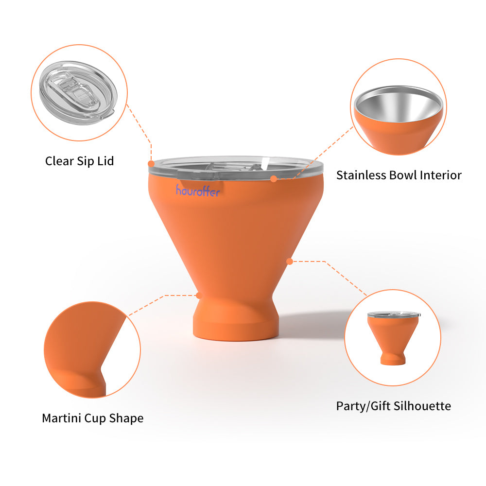 GW-W006 Martini Patented Insulated Cocktail Cup | 240ml